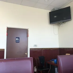 a flat screen tv mounted on the wall