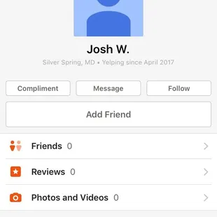 Fake account to begin harassment?