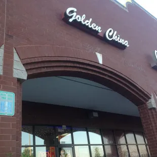 Golden china in north woods square strip mall