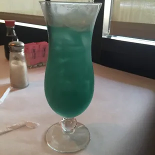 Blue China beverage