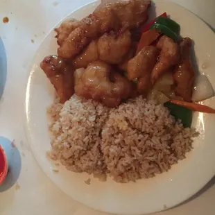 Sweet and sour chicken