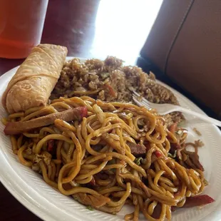 C. 2 LoMein &amp; Fried Rice