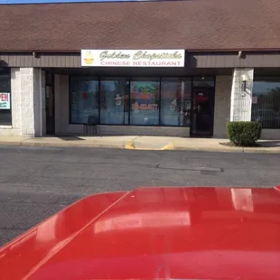 the front of a restaurant