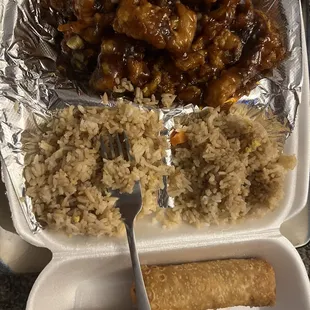 Spicy Orange Chicken a la carte