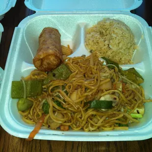 Veg lo mien combo