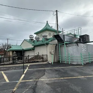outside