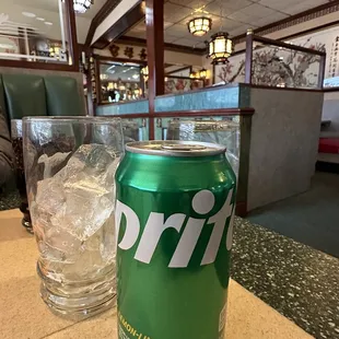 Sprite in a can. I assume no refills. Lame.
