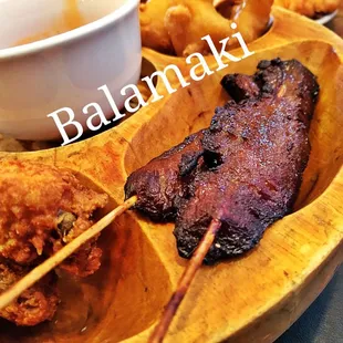 Chinese Steak on da Skewers Balamaki