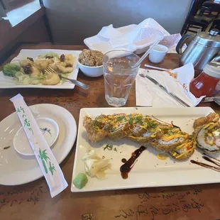 36. Hurricane Roll Walnut Shrimp Hot tea