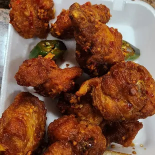 Spicy wings