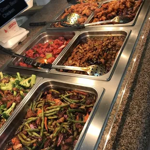 Spicy chicken with string beans