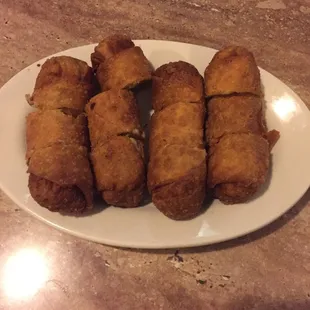 Homemade egg rolls. What a treat!