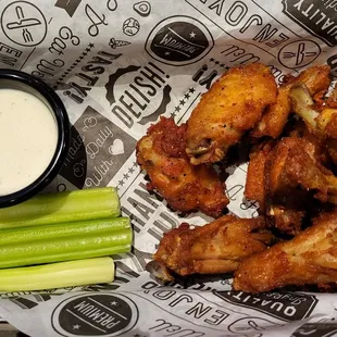 Lemon pepper chicken wings