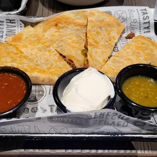Beef quesadilla