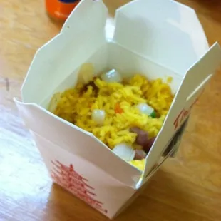 a box of food