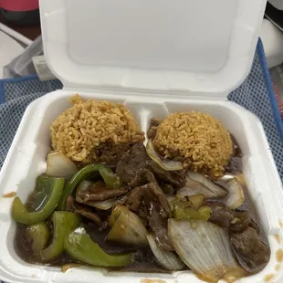 L13. Pepper Steak Lunch Special