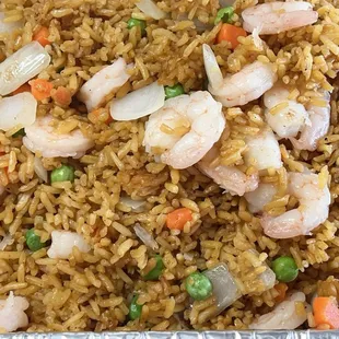 Shrimp fried rice