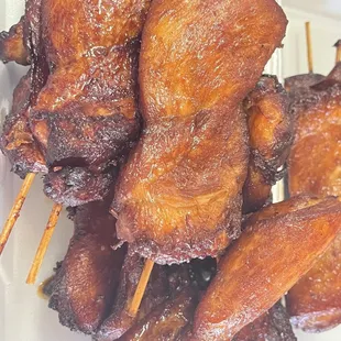 Chicken teriyaki sticks