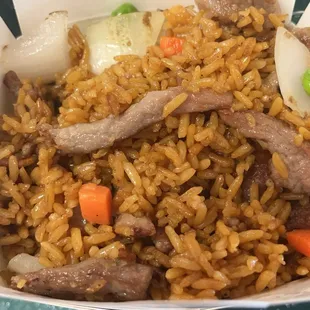 Beef fried rice