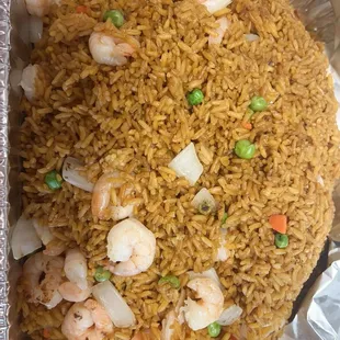 Shrimp fried rice