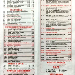 Menu pg. 4 &amp; 5