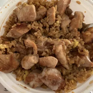 Yummy chicken hibachi (I got no veggies)