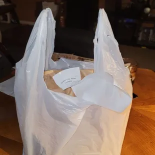 Double bagged means tightly well packed.