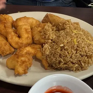 Battered fried Shrimp