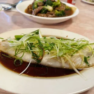 Steamed fish