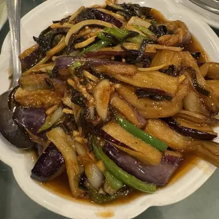 Eggplant with Spicy Garlic Sauce