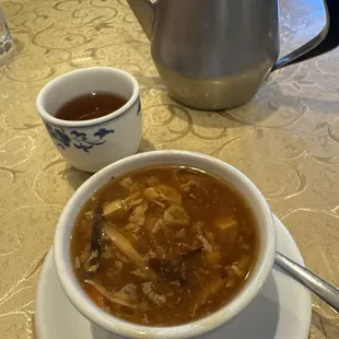 Cotton and sour soup