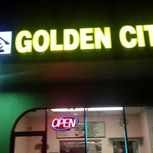 the front of the restaurant