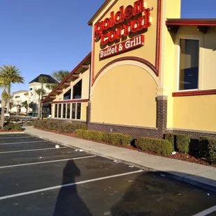 the front of the restaurant