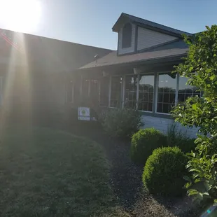 Outside