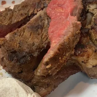 Steak but ofc it's raw