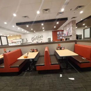 interior, sushi and sashimi