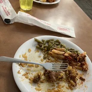 This was my plate of delicious food.