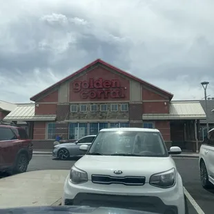 outside