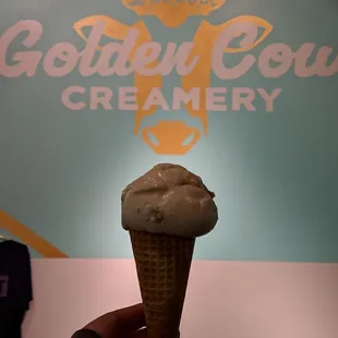 Scoop of maple walnut