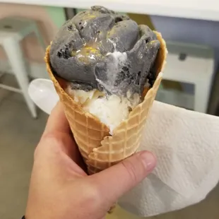 Charcoal Honeycomb and Brown Butter Whiskey Pecan