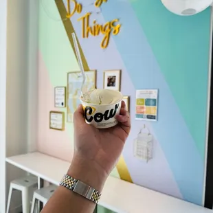 Cinnamon roll ice cream