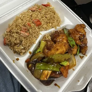 42. General Tso&apos;s Chicken Combo