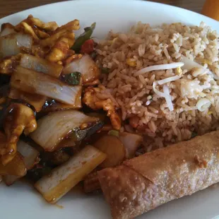 Szechuan chicken dish. The flavor of this dish is addicting. Very good..highly recommend it.