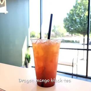 Try our dragon Mango Tea with lychee coconut jelly!
#goldencrown #bubbletea