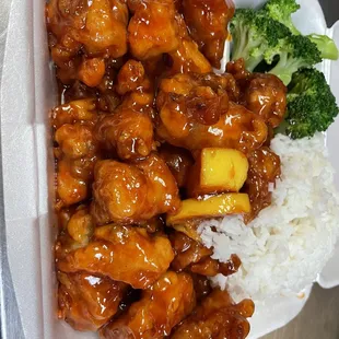 Orange chicken