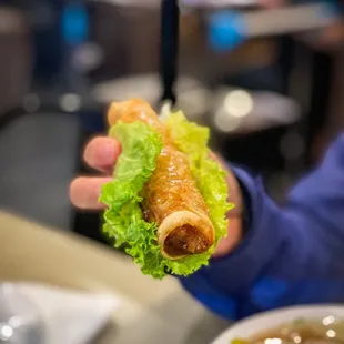 Delicious egg roll
