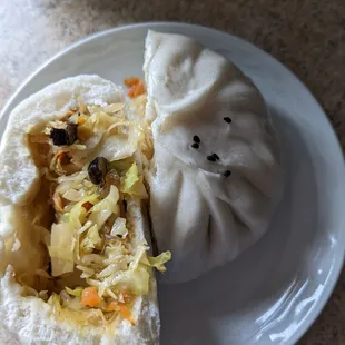 Veggie steam bun