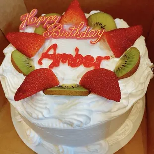 Strawberry cake