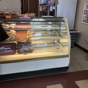 a display of pastries and pastries