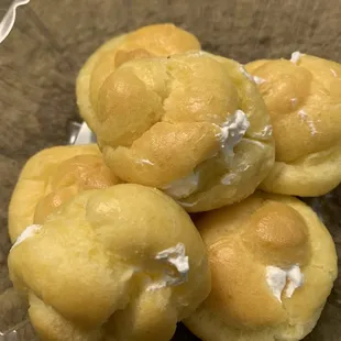 Mini cream puffs